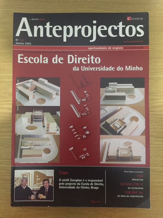 Revista / Livro “Anteprojectos” (Arquitetura e Construção) - Novos