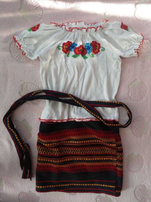 Вишиванка і спідничка на запах (104-110 зріст)