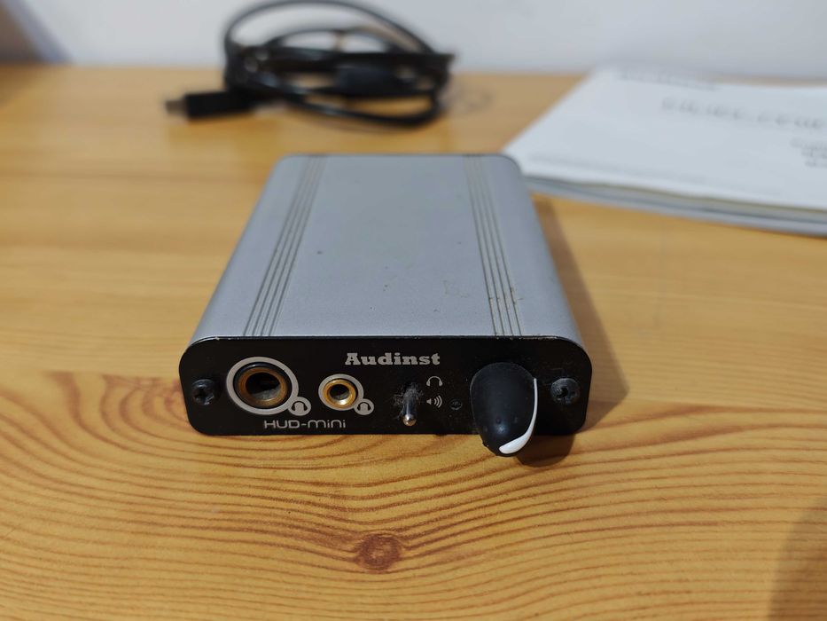 Wzmacniacz słuchawkowy karta dźwiękowa USB DAC Audinst HUD-Mini