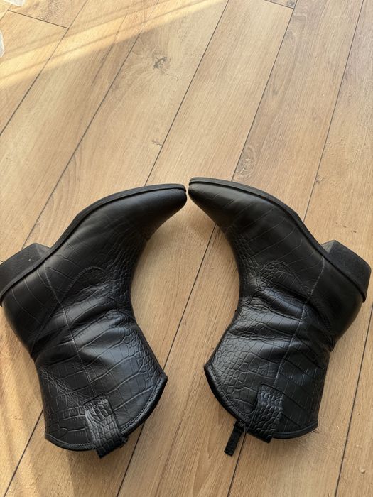 Buty kowbojki damskie skorzane