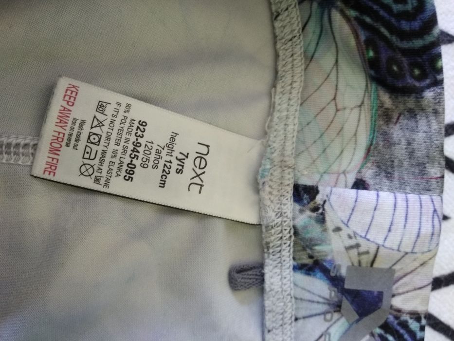 Legginsy sportowe w motyle kwiaty 122 Next