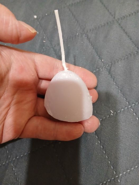 Świecące połówka jajka handmade