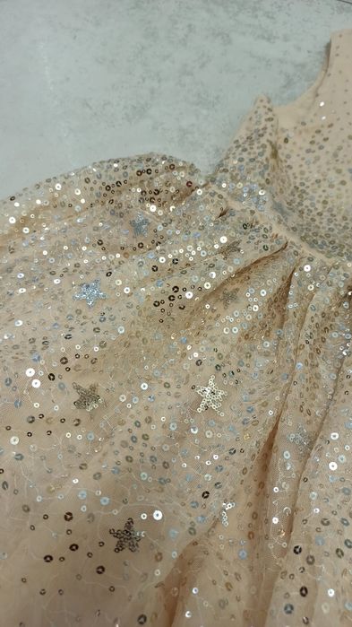 Śliczna sukienka balowa impreza tiul cekiny H&M