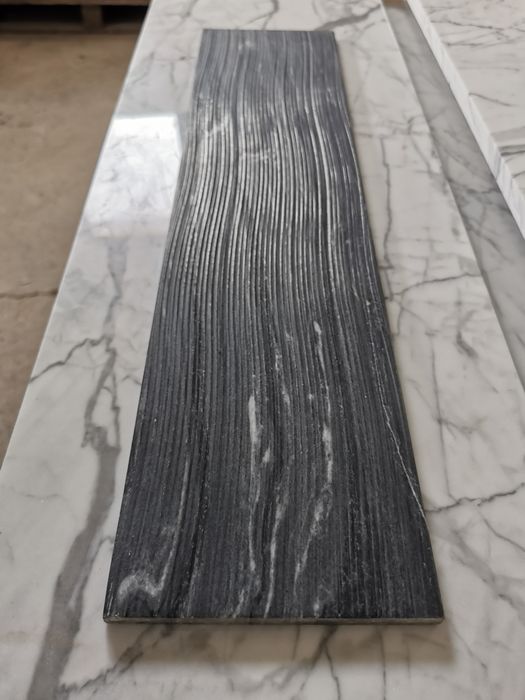 Płytki Marmurowe Nero di Valle 15.2x64x1