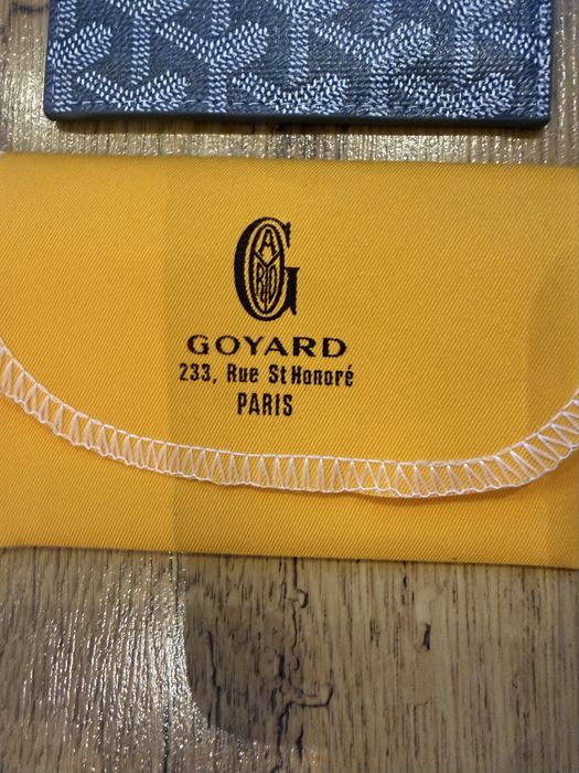 Cardholder Goyard Szary