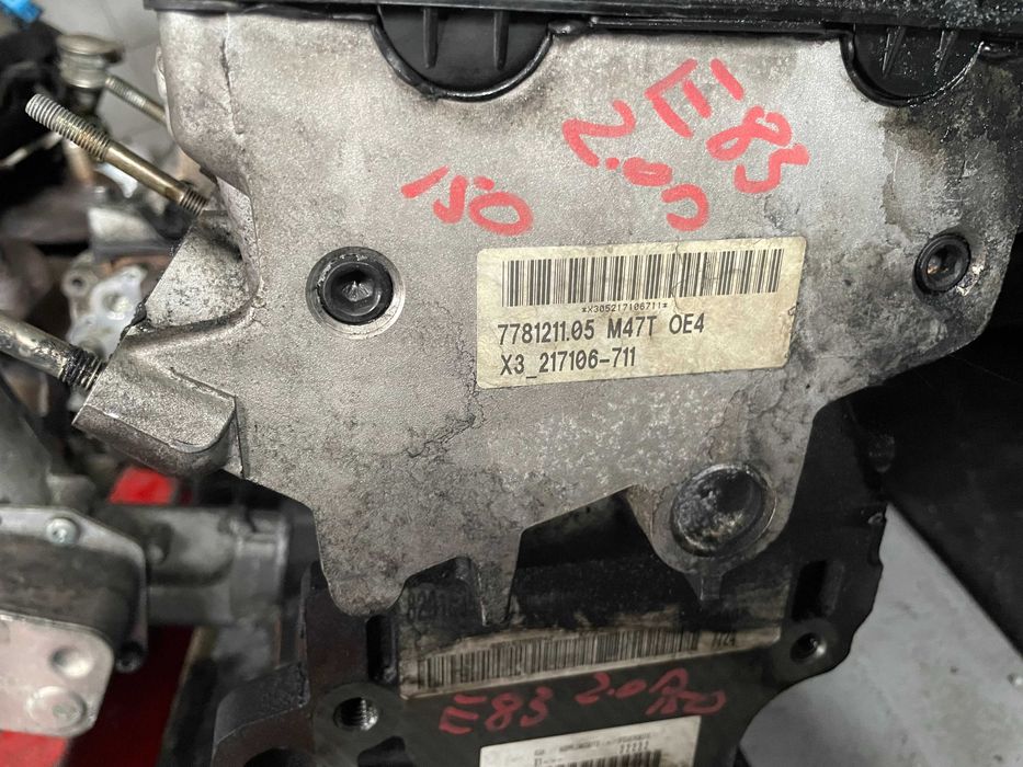 Bmw x3 e83 silnik 2.0 m47n2 150ps 20 4D 4