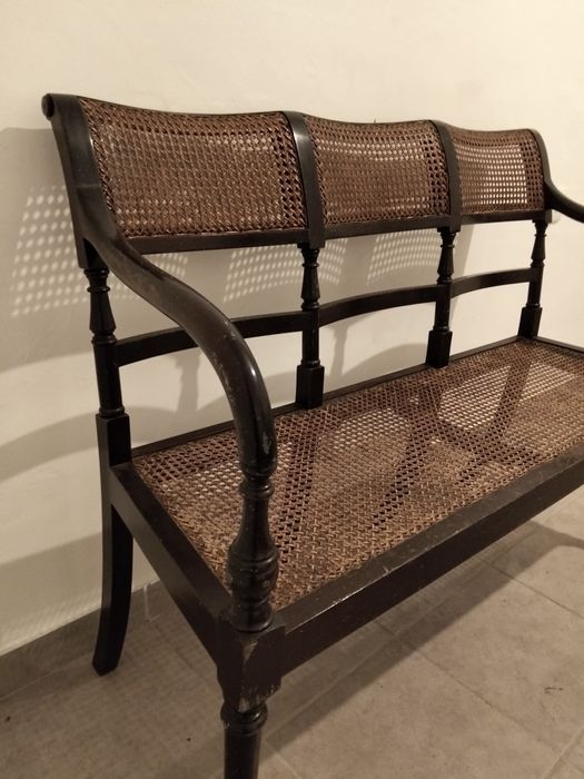 Canapé vintage palhinha