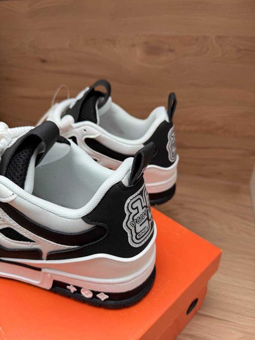 Кросівки Louis Vuitton Skate Sneaker Black-White луї вітон скейт чорні