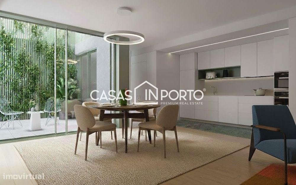 Excelente T1 com Terraço e Garagem — Ramalde, Porto