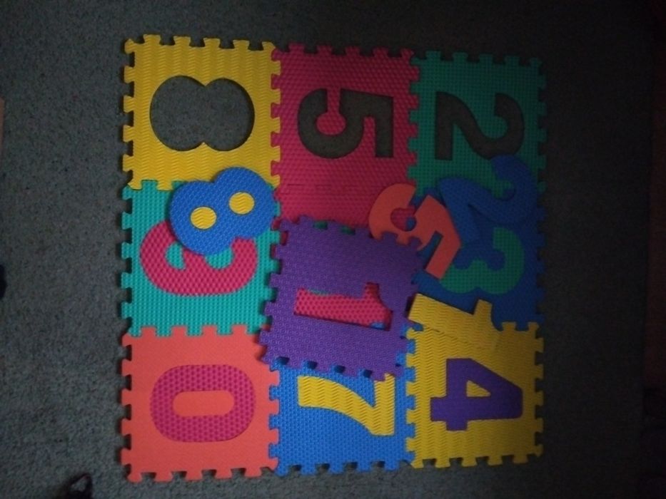 Розвиваючий килимок -пазл -мозаїка,мягкий