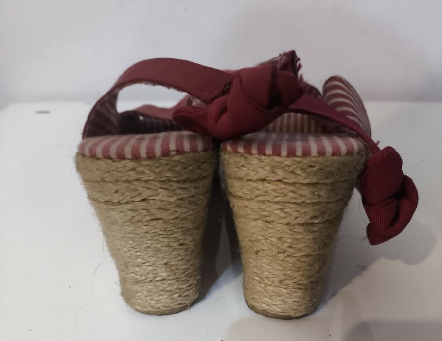 Buty letnie sandały na koturnie roz 39