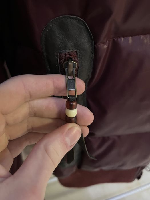 Geronimo down jacket with fur