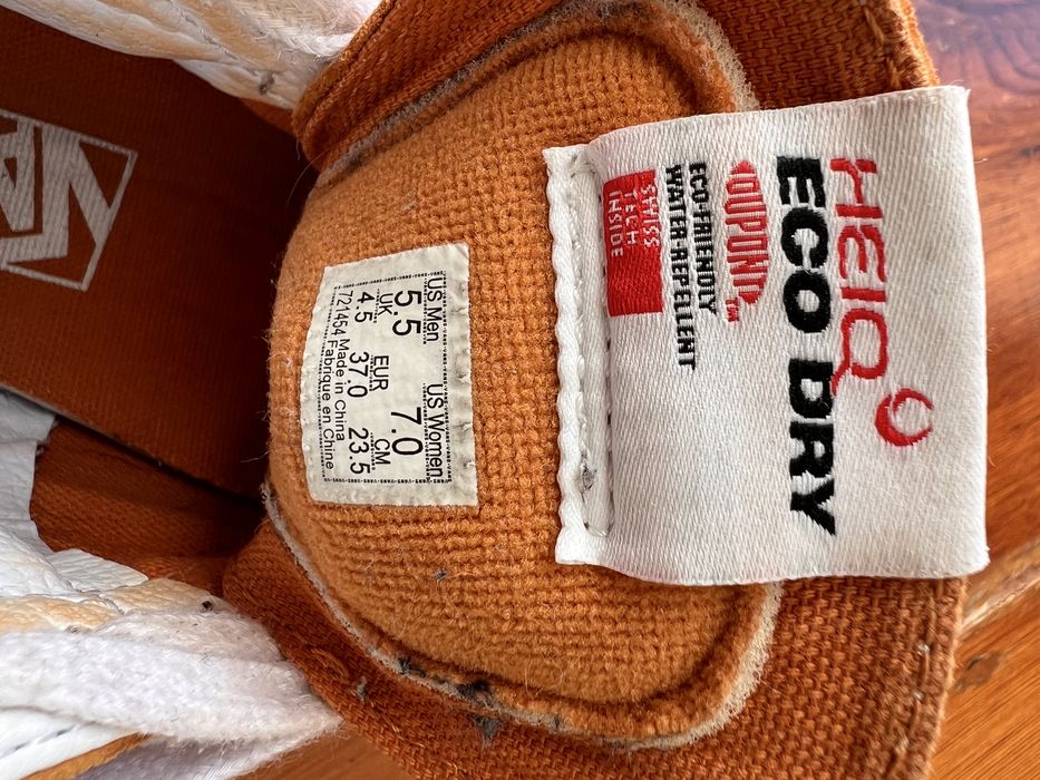 Ténis Vans bota cor de laranja tamanho 37