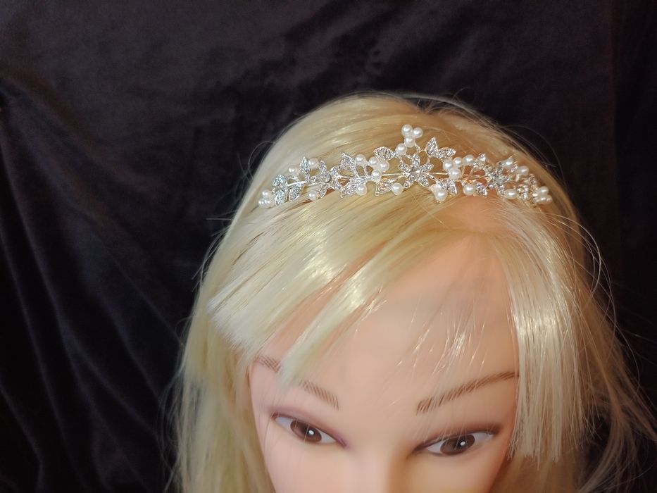 Diadem Tiara korona ślubna