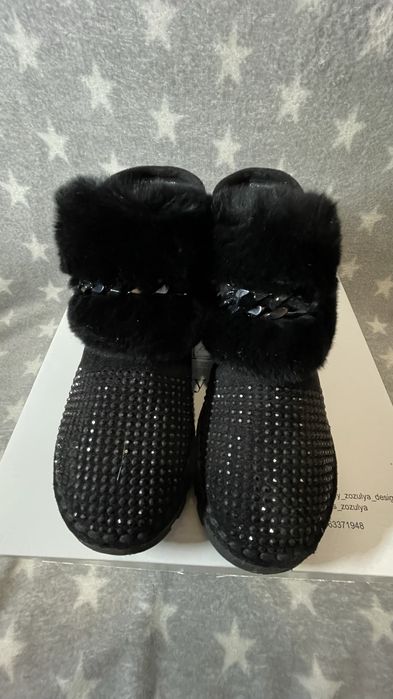 Ботильйони жіночі зимові еко замша