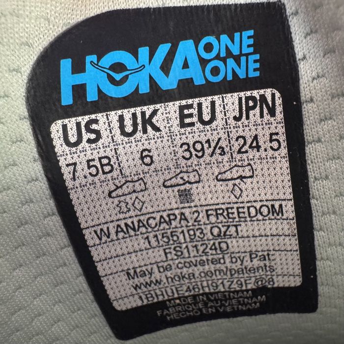 Черевики Hoka Anacapa 2 Freedom (Розмір 39.3) 1155193-QZT