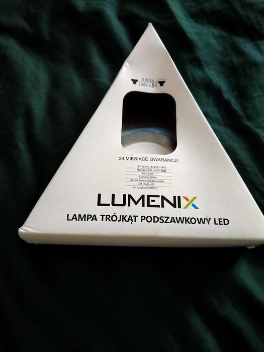 Lampa podszafkowa trójkątna LED