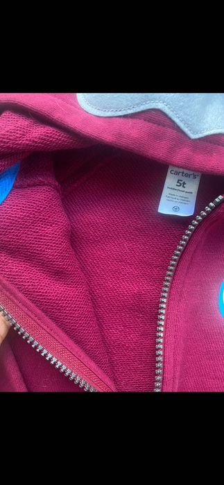 Кофта зіп худі супергерой Carters на 5 р.