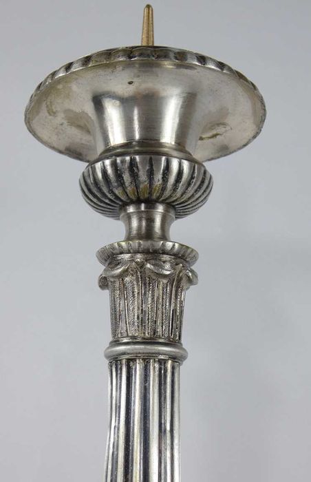 LICHTARZ świecznik mosiądz Jezus Maryja Serce Jezusa 50 cm