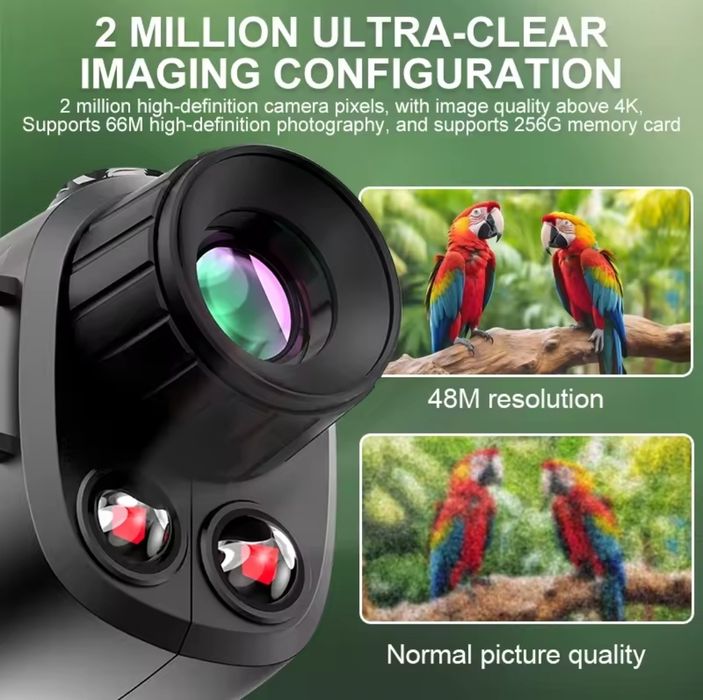 Visão Noturna Monocular digital Ecrã  2,8"