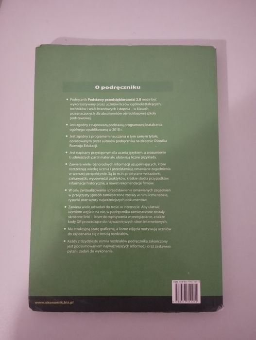 Podręcznik Podstawy przedsiębiorczości 2.0