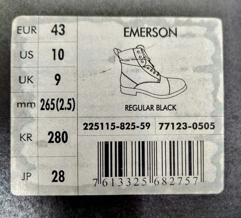 Botas pretas Levi's Emerson