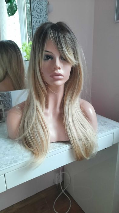 Peruka z Włoch,jedwabny włos.