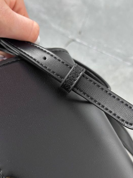 PREMIUM ‼️ Celine Triomphe , жіноча сумочка , шкіряна сумочка чорна
