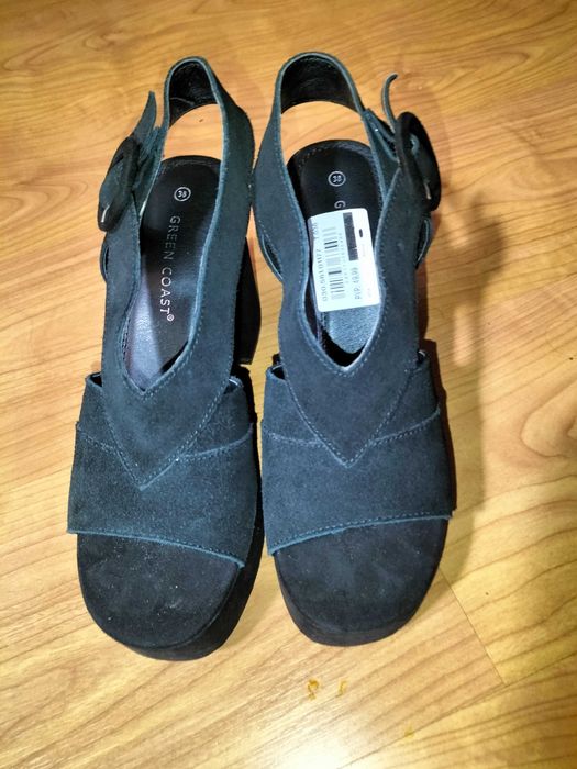 Sandália salto preta PORTES INCLUÍDOS