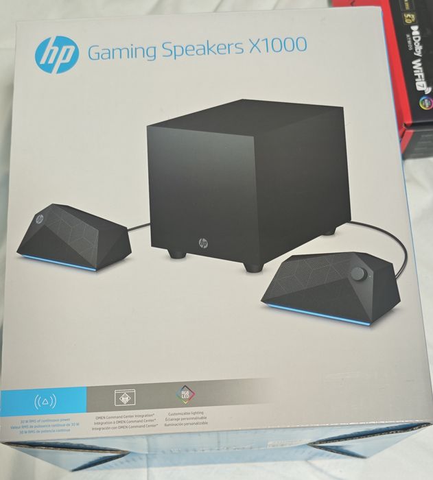 Colunas gaming HP X1000