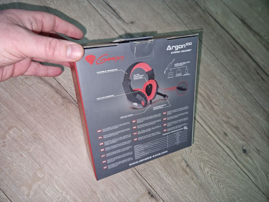 Słuchawki gamingowe Genesis Argon 100. NOWE