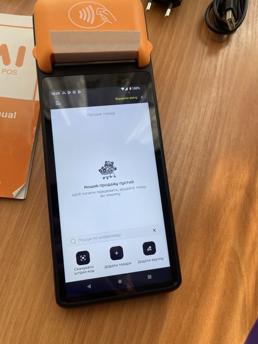 POS-термінал Telpo M1 android 12 tapxphone monobank nfc платіжний терм