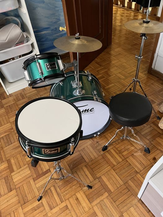 Instrumento musical, bateria para jovem