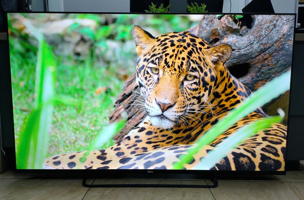 Тонкий телевізор Qilive 65" (Q65UA231B) 4K з Wi-Fi, Smart TV, T-2