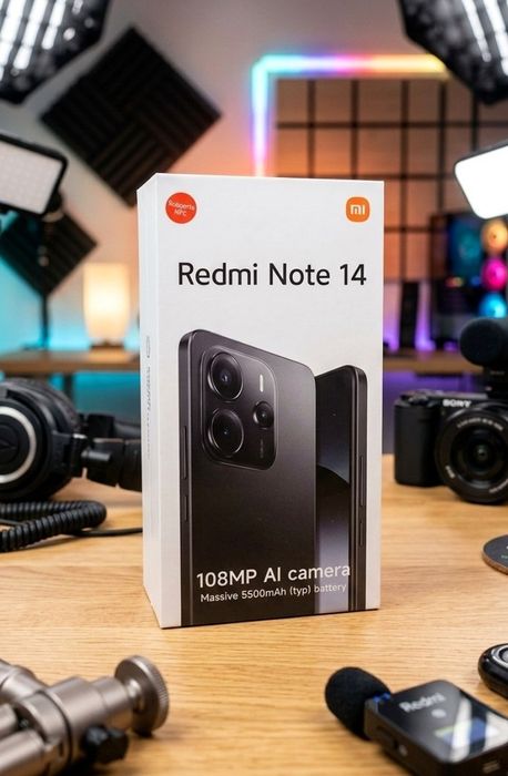 Redmi note 14 (6/128 бюджетный новый запечатанный глобальная версия)