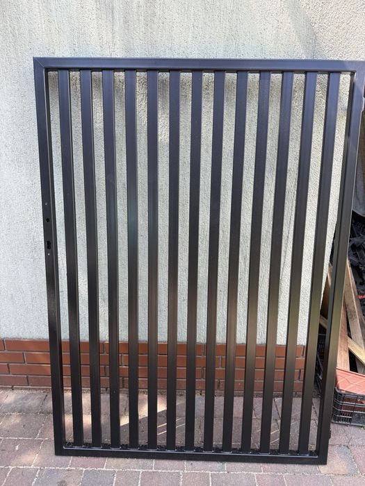 Furtka bramka brama palisadowa pionowa ral 9005 czarny mat