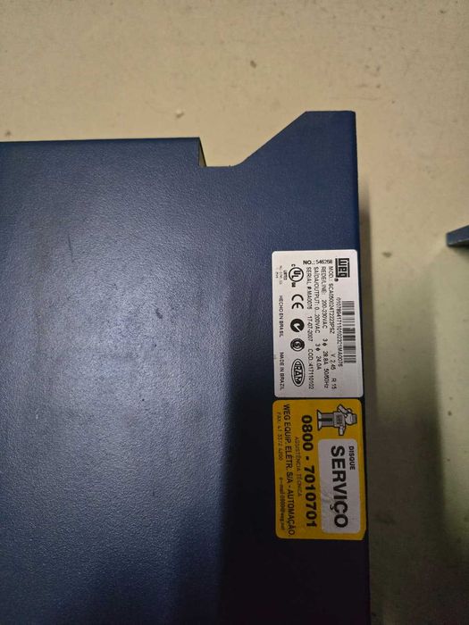Servo drive + servo motor WEG – Conjunto completo