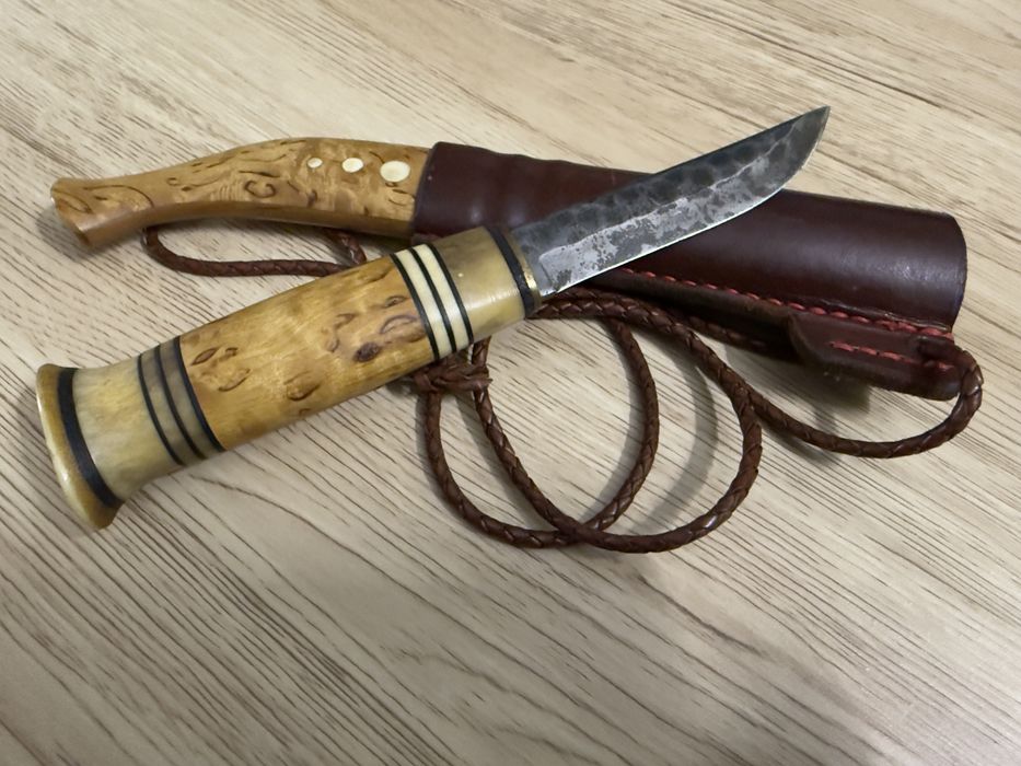 Nóż puukko Eräpuu 95 Curly Birch