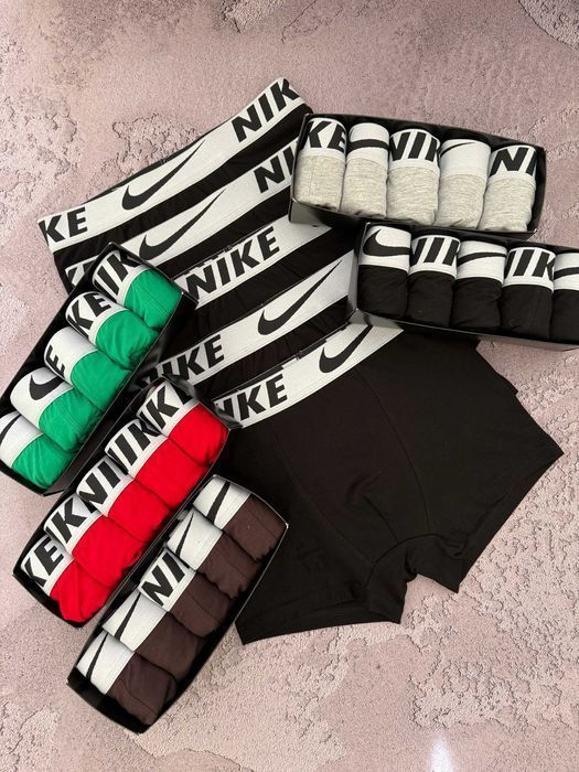 Мужские трусы/боксеры Nike Black. Якісна чоловіча білизна Найк