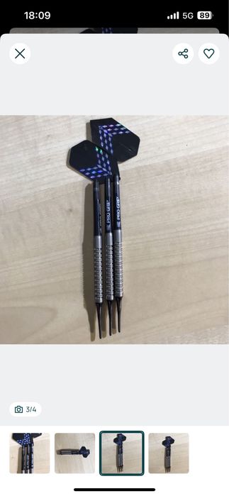 3 x Setas Dardos Pro Grip