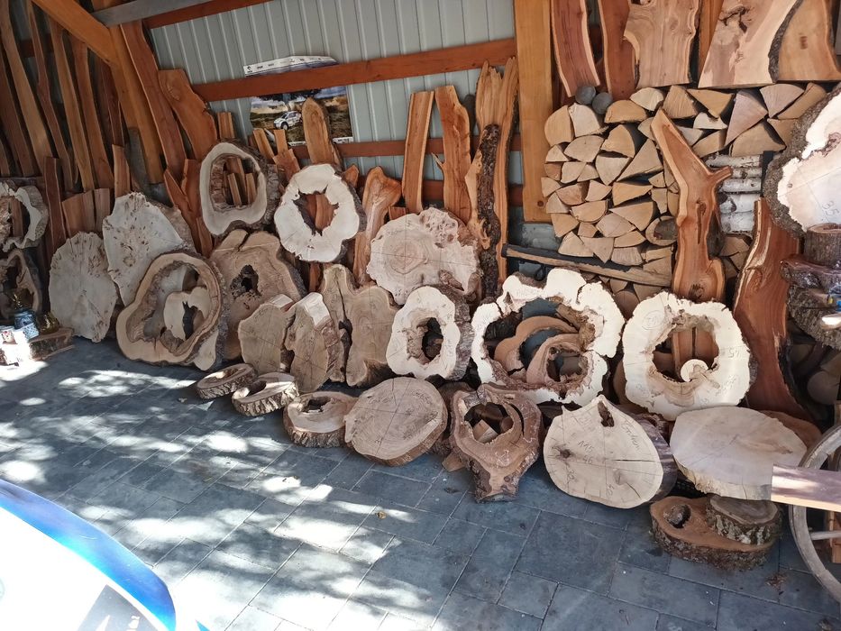 Drewno jabłoń plaster krążki drzewo owocowe śliwa grusza orzech lipa