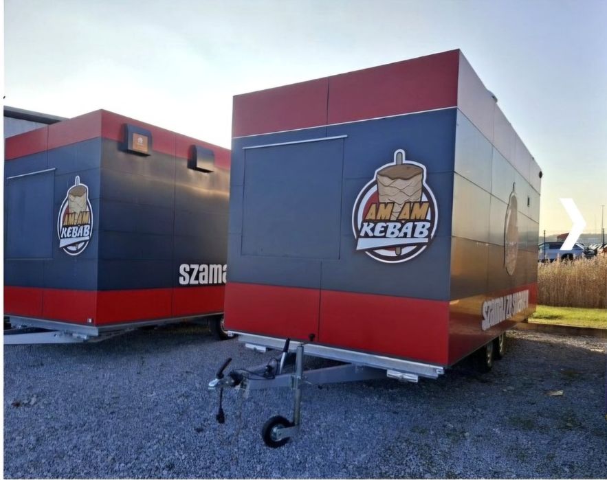 Okazja przyczepa gastronomiczna wyposażona pod kebab z 2025r