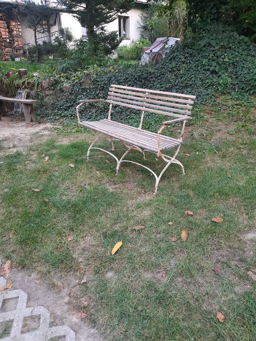 Ławka ogrodowa składana