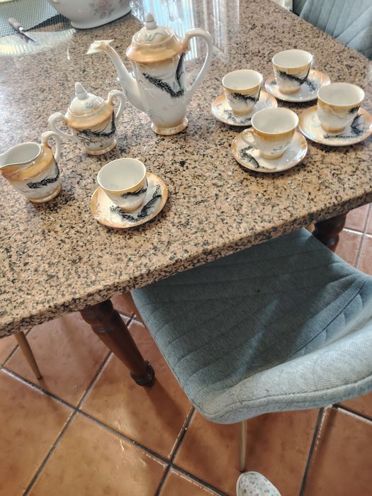 Conjuto de chávenas de café ou chá