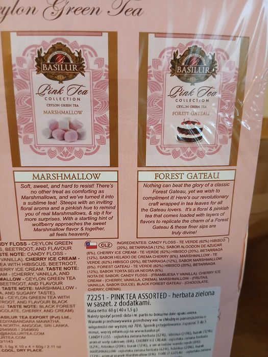 Herbata zielona Basilur Pink Collection