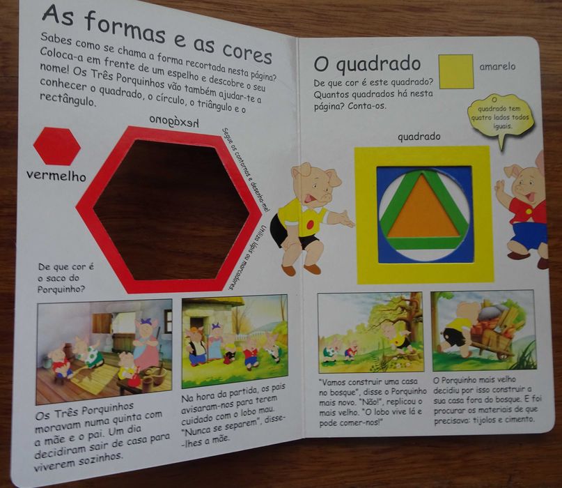 Descobrindo As Formas e As Cores Com Os Três Porquinhos