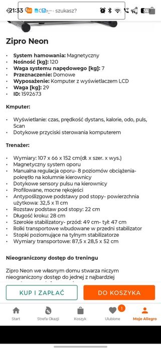 Orbitrek zipro !
