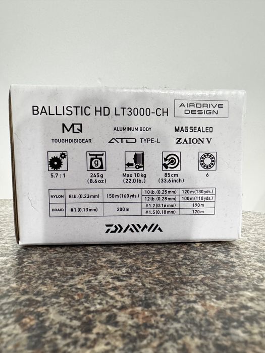 Kołowrotek Daiwa 25 Ballistic HD LT 3000-CH