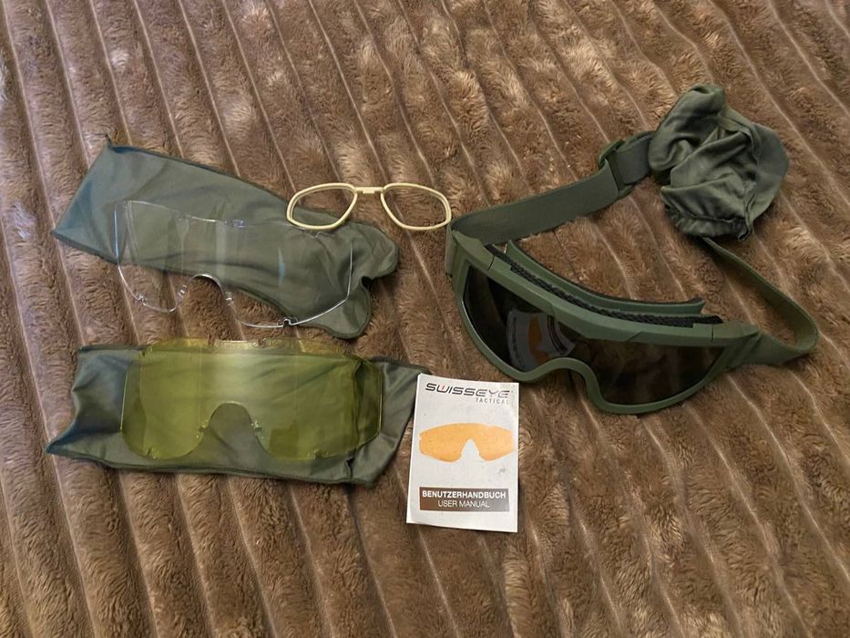 Окуляри балістичні Swiss eye F-tac olive