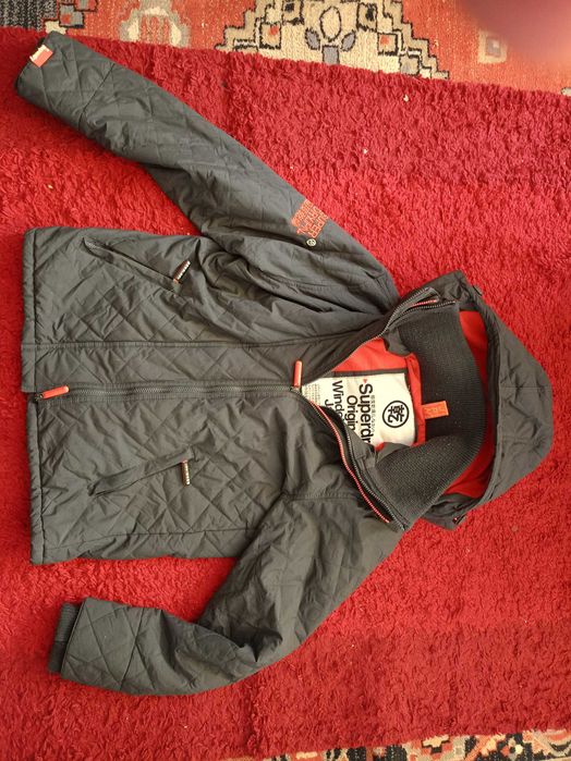 SUPERDRY Oryginal Windcheater z kapturem roz L Stan BDB Okazja